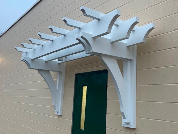 fiberglass awning pergola