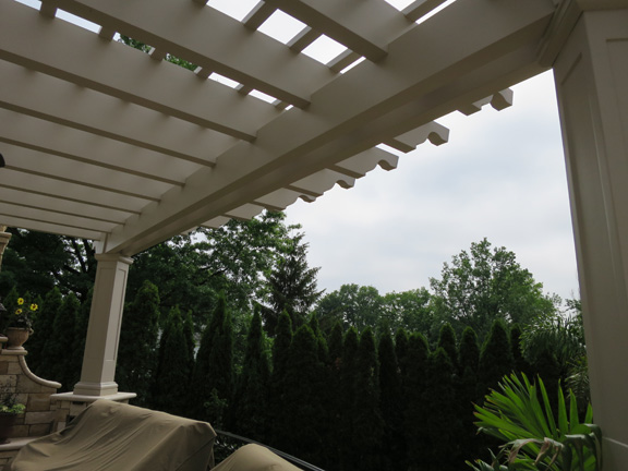 Diamond pergola