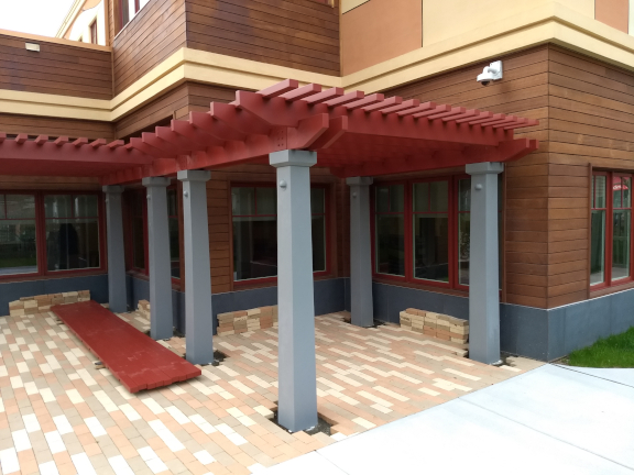 commercial pergola.