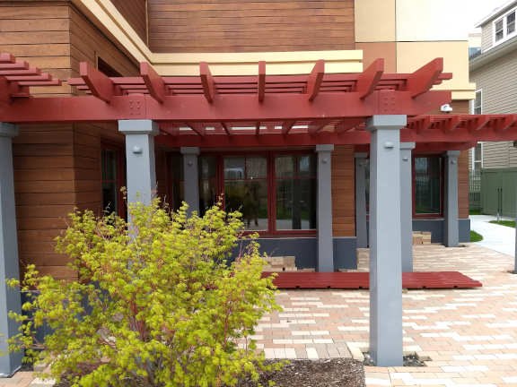 commercial pergola.