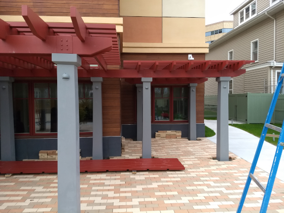 commercial pergola.