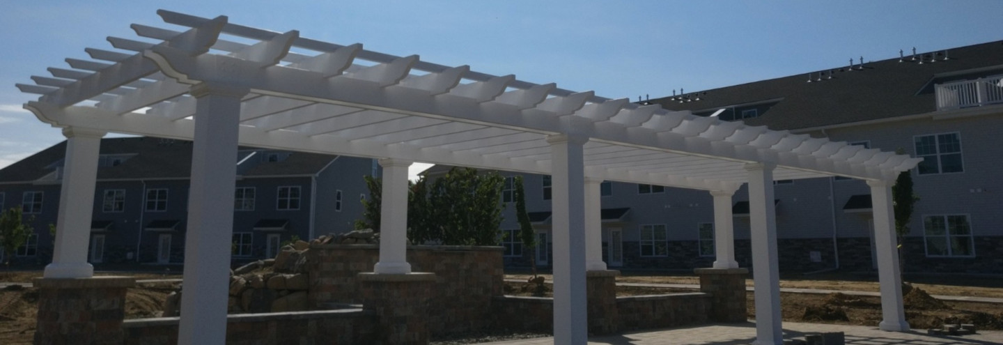 commercial fiberglass pergola