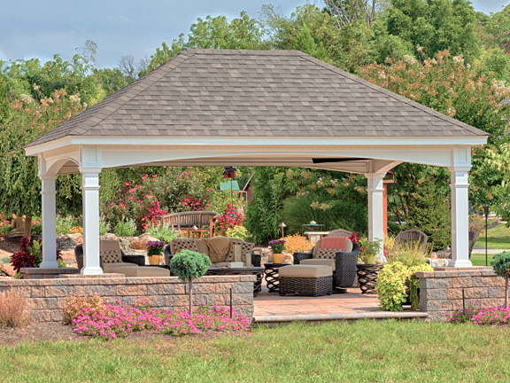 Baldwin Arched Vinyl Pavilion