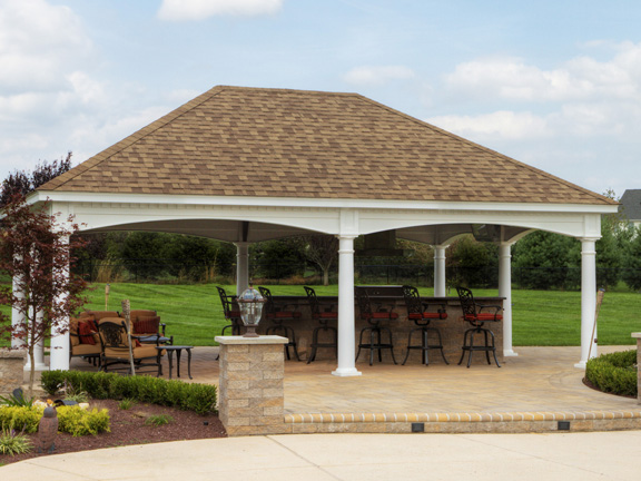 Baldwin Arched Vinyl Pavilion