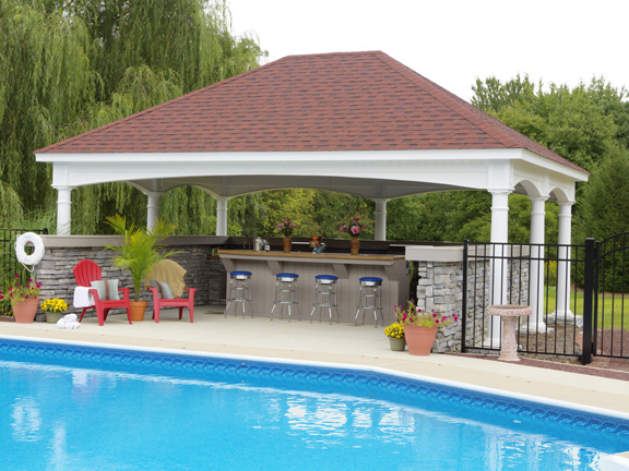 Baldwin Arched Vinyl Pavilion