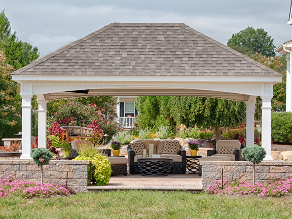 Baldwin Arched Vinyl Pavilion