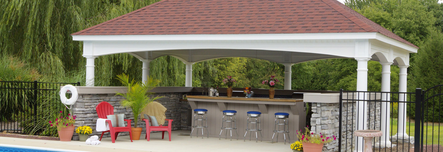 Baldwin Arched Vinyl Pavilion