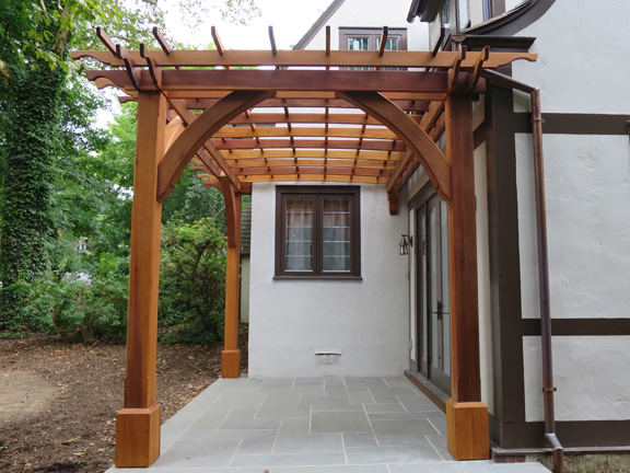 Wooden pergolas