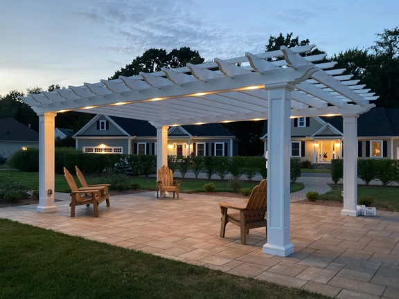 A beautiful pergolas shared by community