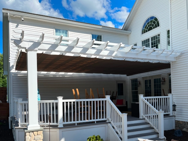 A beautiful Retractable shade in Connecticut